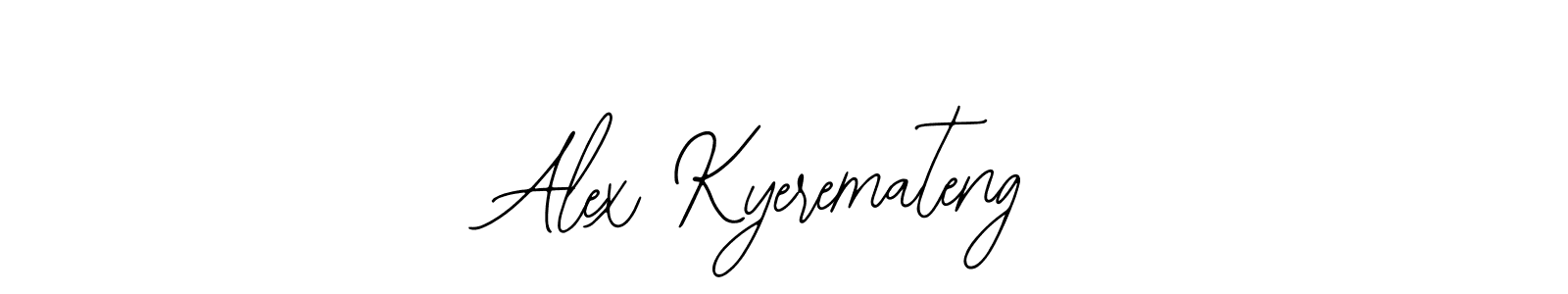You should practise on your own different ways (Bearetta-2O07w) to write your name (Alex Kyeremateng) in signature. don't let someone else do it for you. Alex Kyeremateng signature style 12 images and pictures png