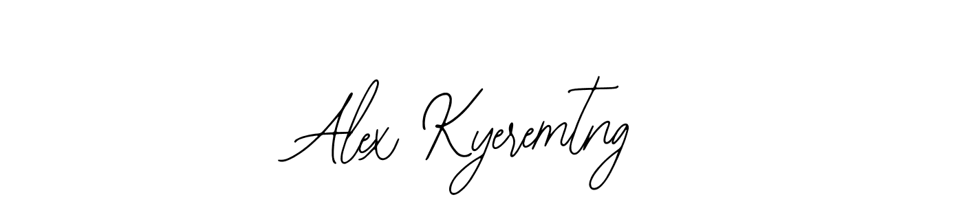 Use a signature maker to create a handwritten signature online. With this signature software, you can design (Bearetta-2O07w) your own signature for name Alex Kyeremtng. Alex Kyeremtng signature style 12 images and pictures png