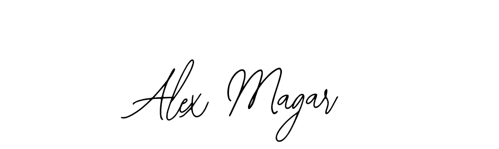 Alex Magar stylish signature style. Best Handwritten Sign (Bearetta-2O07w) for my name. Handwritten Signature Collection Ideas for my name Alex Magar. Alex Magar signature style 12 images and pictures png