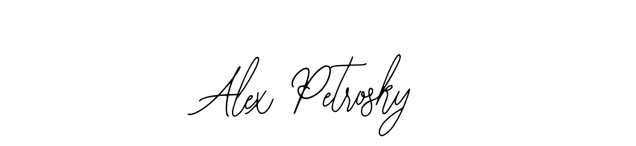 It looks lik you need a new signature style for name Alex Petrosky. Design unique handwritten (Bearetta-2O07w) signature with our free signature maker in just a few clicks. Alex Petrosky signature style 12 images and pictures png