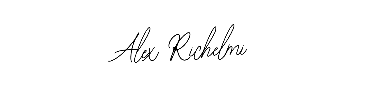 Similarly Bearetta-2O07w is the best handwritten signature design. Signature creator online .You can use it as an online autograph creator for name Alex Richelmi. Alex Richelmi signature style 12 images and pictures png
