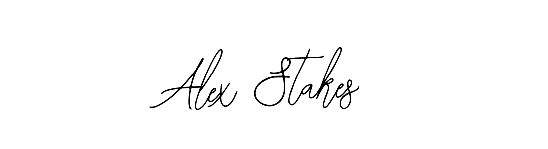 Design your own signature with our free online signature maker. With this signature software, you can create a handwritten (Bearetta-2O07w) signature for name Alex Stakes. Alex Stakes signature style 12 images and pictures png