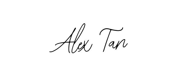 How to make Alex Tan name signature. Use Bearetta-2O07w style for creating short signs online. This is the latest handwritten sign. Alex Tan signature style 12 images and pictures png