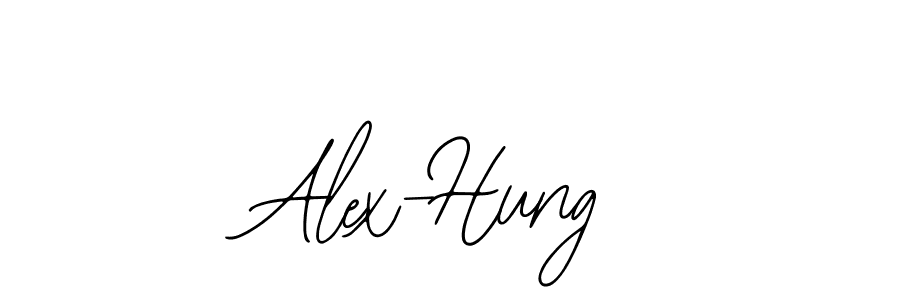 if you are searching for the best signature style for your name Alex-Hung. so please give up your signature search. here we have designed multiple signature styles  using Bearetta-2O07w. Alex-Hung signature style 12 images and pictures png