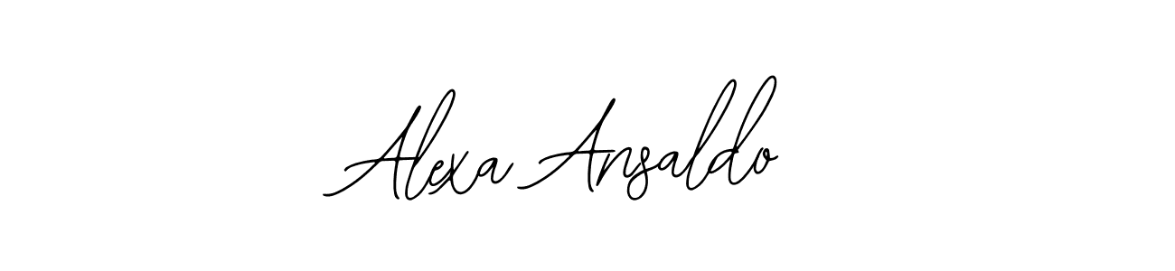 Make a beautiful signature design for name Alexa Ansaldo. With this signature (Bearetta-2O07w) style, you can create a handwritten signature for free. Alexa Ansaldo signature style 12 images and pictures png