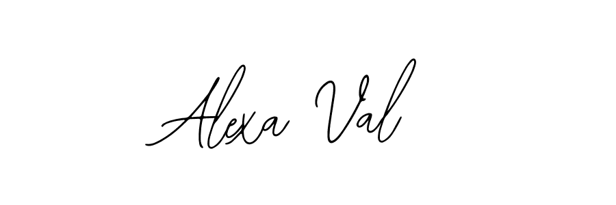 You should practise on your own different ways (Bearetta-2O07w) to write your name (Alexa Val) in signature. don't let someone else do it for you. Alexa Val signature style 12 images and pictures png