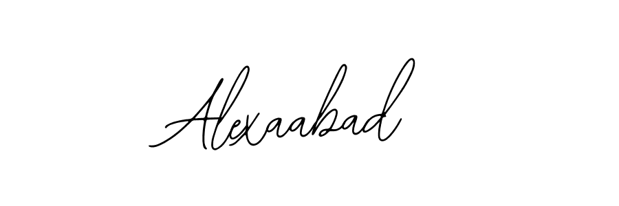 Use a signature maker to create a handwritten signature online. With this signature software, you can design (Bearetta-2O07w) your own signature for name Alexaabad. Alexaabad signature style 12 images and pictures png