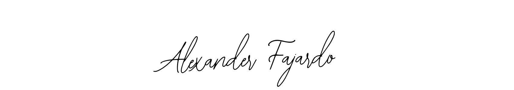 How to make Alexander Fajardo signature? Bearetta-2O07w is a professional autograph style. Create handwritten signature for Alexander Fajardo name. Alexander Fajardo signature style 12 images and pictures png