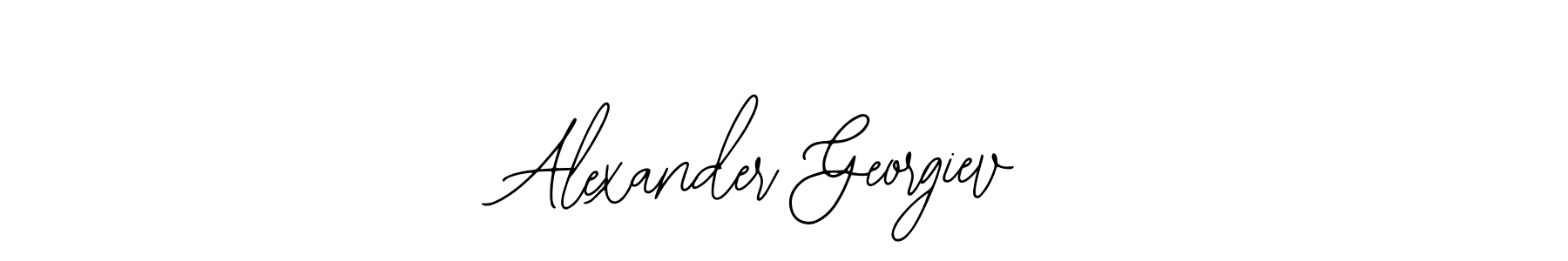 How to make Alexander Georgiev signature? Bearetta-2O07w is a professional autograph style. Create handwritten signature for Alexander Georgiev name. Alexander Georgiev signature style 12 images and pictures png