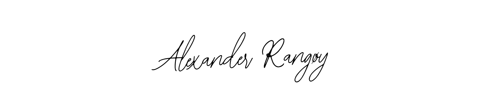 You should practise on your own different ways (Bearetta-2O07w) to write your name (Alexander Rangøy) in signature. don't let someone else do it for you. Alexander Rangøy signature style 12 images and pictures png