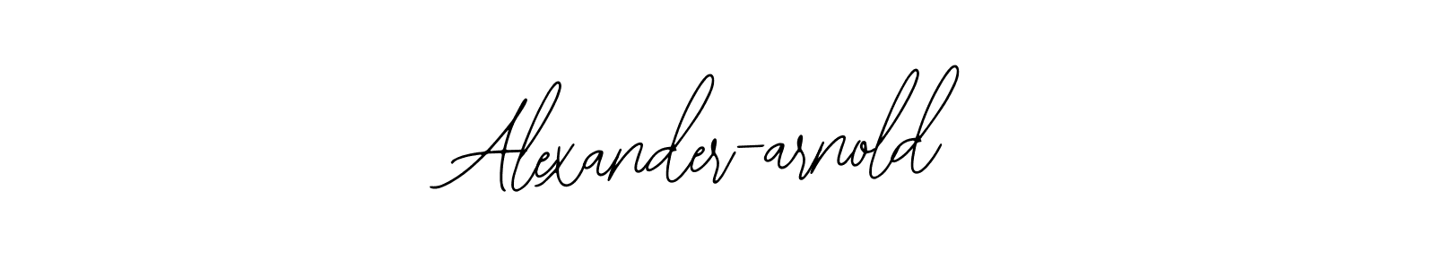 How to make Alexander-arnold signature? Bearetta-2O07w is a professional autograph style. Create handwritten signature for Alexander-arnold name. Alexander-arnold signature style 12 images and pictures png