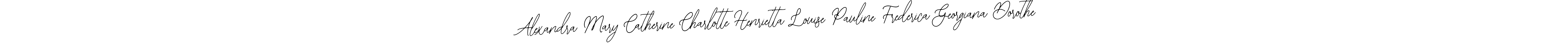 Use a signature maker to create a handwritten signature online. With this signature software, you can design (Bearetta-2O07w) your own signature for name Alexandra Mary Catherine Charlotte Henrietta Louise Pauline Frederica Georgiana Dorothe. Alexandra Mary Catherine Charlotte Henrietta Louise Pauline Frederica Georgiana Dorothe signature style 12 images and pictures png