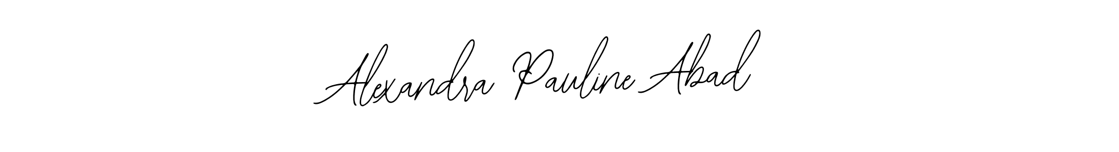 How to make Alexandra Pauline Abad signature? Bearetta-2O07w is a professional autograph style. Create handwritten signature for Alexandra Pauline Abad name. Alexandra Pauline Abad signature style 12 images and pictures png