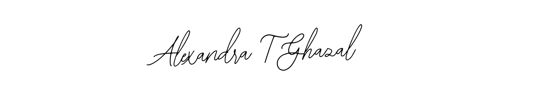 if you are searching for the best signature style for your name Alexandra T Ghazal. so please give up your signature search. here we have designed multiple signature styles  using Bearetta-2O07w. Alexandra T Ghazal signature style 12 images and pictures png