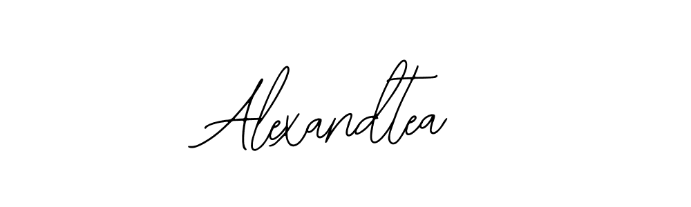 How to make Alexandtea name signature. Use Bearetta-2O07w style for creating short signs online. This is the latest handwritten sign. Alexandtea signature style 12 images and pictures png