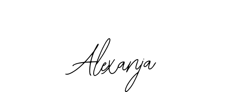 Make a beautiful signature design for name Alexanja. With this signature (Bearetta-2O07w) style, you can create a handwritten signature for free. Alexanja signature style 12 images and pictures png