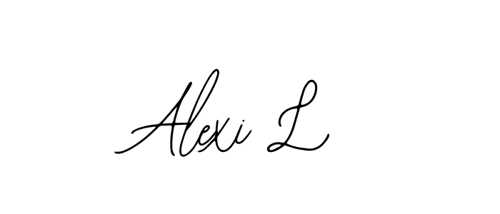 The best way (Bearetta-2O07w) to make a short signature is to pick only two or three words in your name. The name Alexi L include a total of six letters. For converting this name. Alexi L signature style 12 images and pictures png