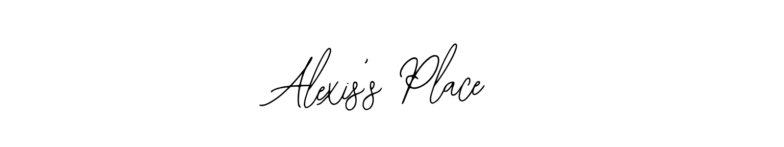 Also we have Alexis’s Place name is the best signature style. Create professional handwritten signature collection using Bearetta-2O07w autograph style. Alexis’s Place signature style 12 images and pictures png