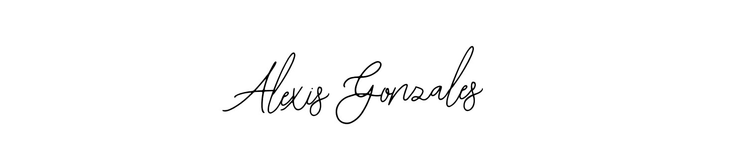 Use a signature maker to create a handwritten signature online. With this signature software, you can design (Bearetta-2O07w) your own signature for name Alexis Gonzales. Alexis Gonzales signature style 12 images and pictures png