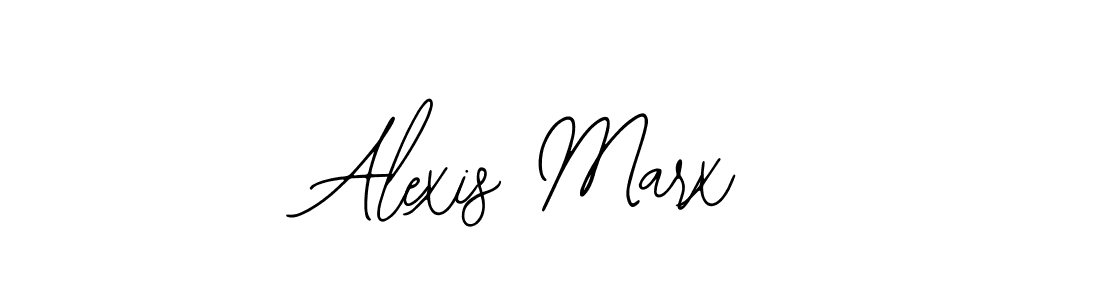 You should practise on your own different ways (Bearetta-2O07w) to write your name (Alexis Marx) in signature. don't let someone else do it for you. Alexis Marx signature style 12 images and pictures png