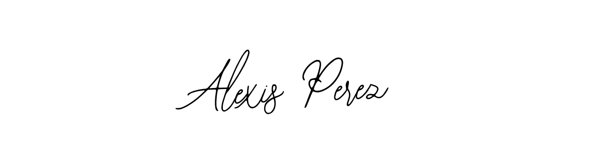 You should practise on your own different ways (Bearetta-2O07w) to write your name (Alexis Perez) in signature. don't let someone else do it for you. Alexis Perez signature style 12 images and pictures png