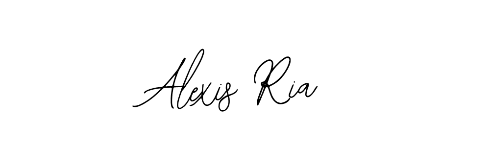 Use a signature maker to create a handwritten signature online. With this signature software, you can design (Bearetta-2O07w) your own signature for name Alexis Ria. Alexis Ria signature style 12 images and pictures png