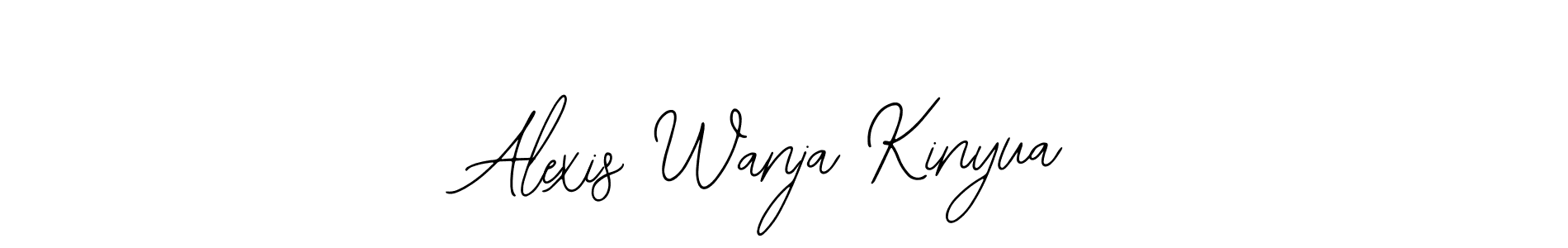 Alexis Wanja Kinyua stylish signature style. Best Handwritten Sign (Bearetta-2O07w) for my name. Handwritten Signature Collection Ideas for my name Alexis Wanja Kinyua. Alexis Wanja Kinyua signature style 12 images and pictures png