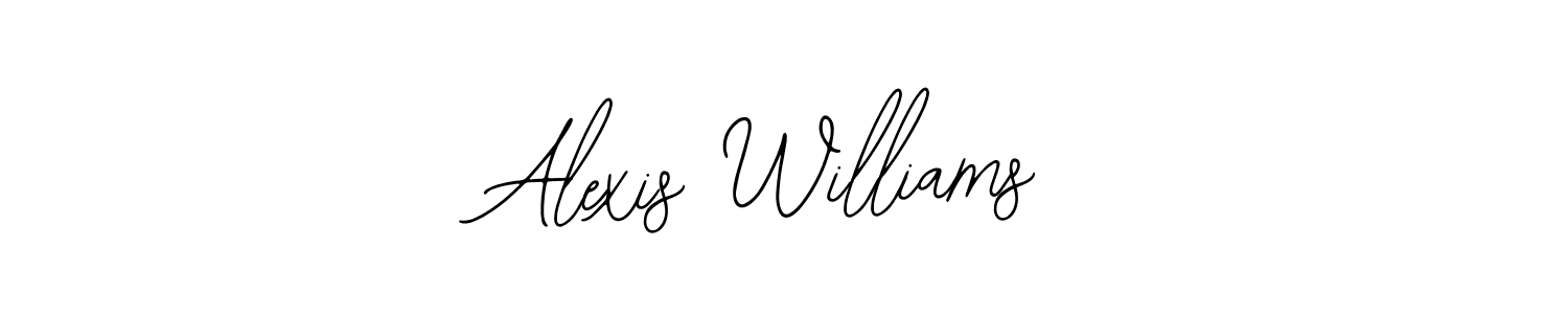How to Draw Alexis Williams signature style? Bearetta-2O07w is a latest design signature styles for name Alexis Williams. Alexis Williams signature style 12 images and pictures png