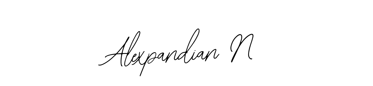 Once you've used our free online signature maker to create your best signature Bearetta-2O07w style, it's time to enjoy all of the benefits that Alexpandian N name signing documents. Alexpandian N signature style 12 images and pictures png