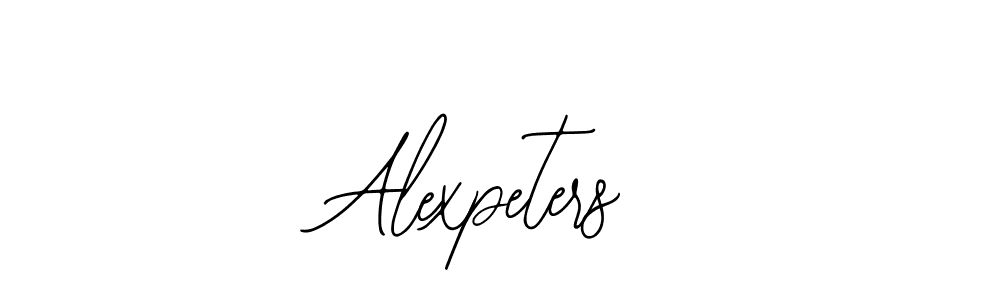 How to make Alexpeters name signature. Use Bearetta-2O07w style for creating short signs online. This is the latest handwritten sign. Alexpeters signature style 12 images and pictures png