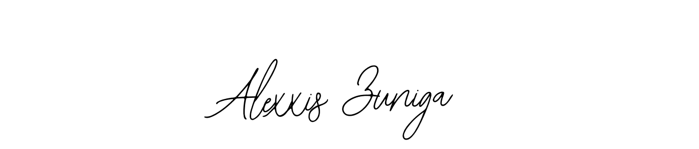Use a signature maker to create a handwritten signature online. With this signature software, you can design (Bearetta-2O07w) your own signature for name Alexxis Zuniga. Alexxis Zuniga signature style 12 images and pictures png