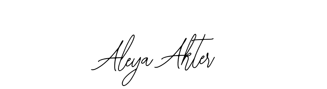 if you are searching for the best signature style for your name Aleya Akter. so please give up your signature search. here we have designed multiple signature styles  using Bearetta-2O07w. Aleya Akter signature style 12 images and pictures png