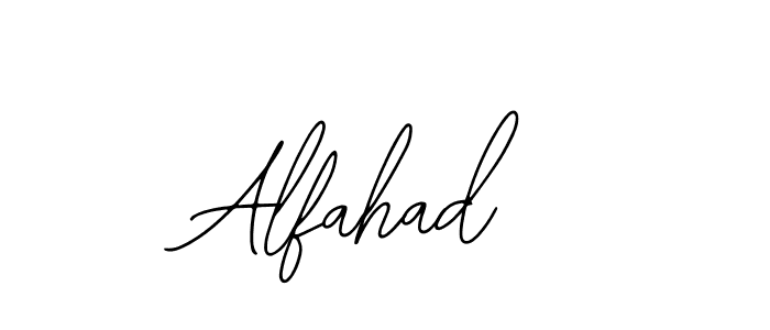 Make a beautiful signature design for name Alfahad. Use this online signature maker to create a handwritten signature for free. Alfahad signature style 12 images and pictures png