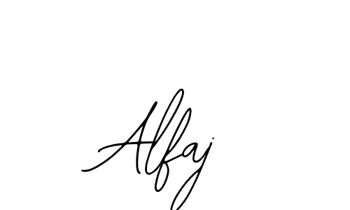 Use a signature maker to create a handwritten signature online. With this signature software, you can design (Bearetta-2O07w) your own signature for name Alfaj. Alfaj signature style 12 images and pictures png