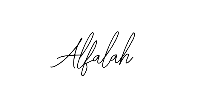 Also we have Alfalah name is the best signature style. Create professional handwritten signature collection using Bearetta-2O07w autograph style. Alfalah signature style 12 images and pictures png