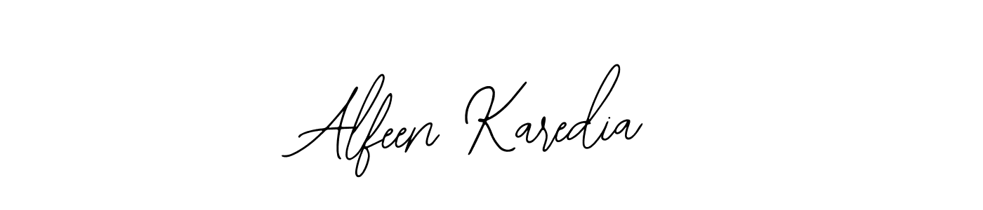 Use a signature maker to create a handwritten signature online. With this signature software, you can design (Bearetta-2O07w) your own signature for name Alfeen Karedia. Alfeen Karedia signature style 12 images and pictures png