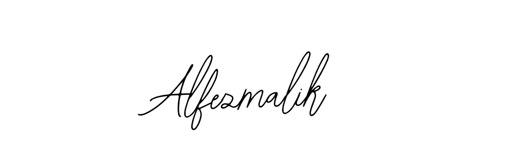 You should practise on your own different ways (Bearetta-2O07w) to write your name (Alfezmalik) in signature. don't let someone else do it for you. Alfezmalik signature style 12 images and pictures png