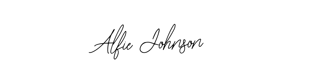 Design your own signature with our free online signature maker. With this signature software, you can create a handwritten (Bearetta-2O07w) signature for name Alfie Johnson. Alfie Johnson signature style 12 images and pictures png