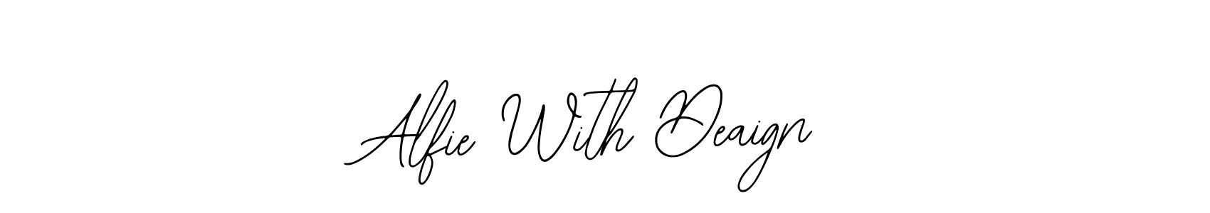 Also we have Alfie With Deaign name is the best signature style. Create professional handwritten signature collection using Bearetta-2O07w autograph style. Alfie With Deaign signature style 12 images and pictures png