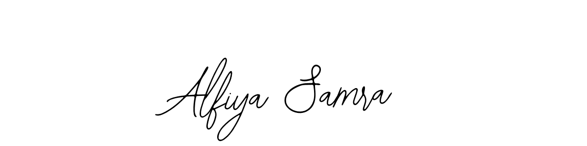 Use a signature maker to create a handwritten signature online. With this signature software, you can design (Bearetta-2O07w) your own signature for name Alfiya Samra. Alfiya Samra signature style 12 images and pictures png