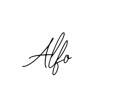 You should practise on your own different ways (Bearetta-2O07w) to write your name (Alfo) in signature. don't let someone else do it for you. Alfo signature style 12 images and pictures png