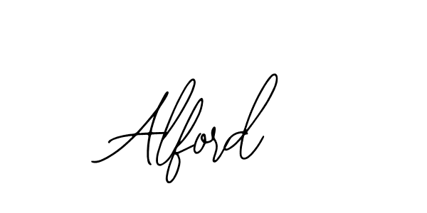 You should practise on your own different ways (Bearetta-2O07w) to write your name (Alford) in signature. don't let someone else do it for you. Alford signature style 12 images and pictures png