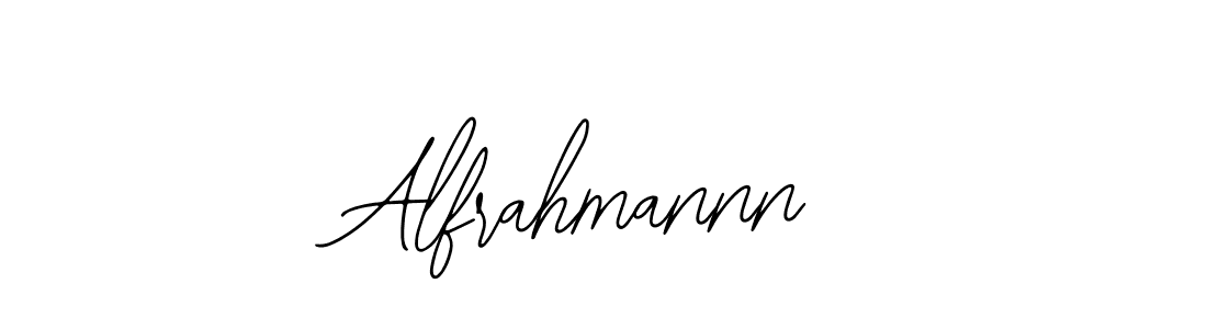 Also You can easily find your signature by using the search form. We will create Alfrahmannn name handwritten signature images for you free of cost using Bearetta-2O07w sign style. Alfrahmannn signature style 12 images and pictures png