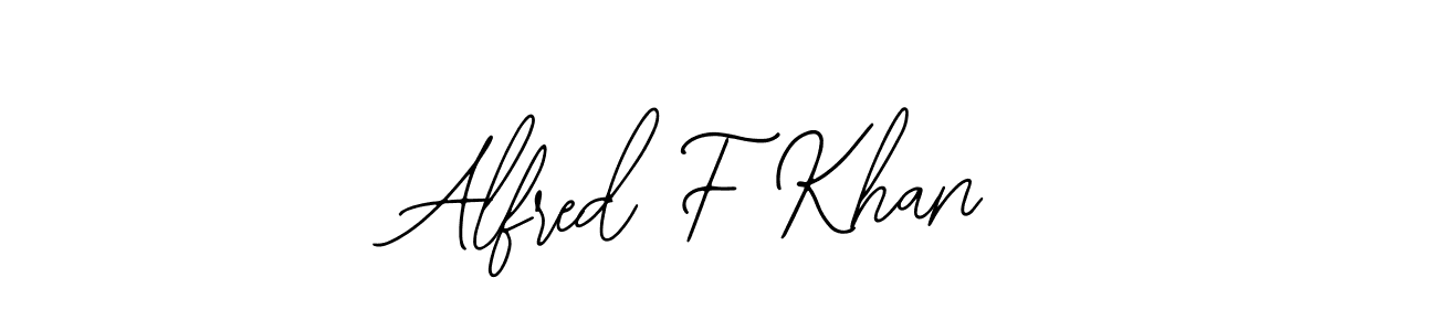 How to Draw Alfred F Khan signature style? Bearetta-2O07w is a latest design signature styles for name Alfred F Khan. Alfred F Khan signature style 12 images and pictures png