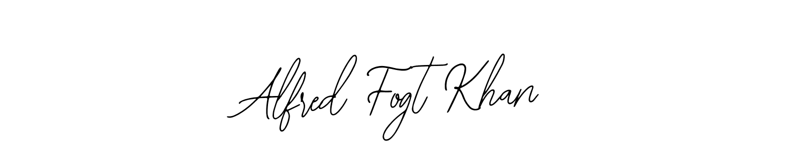 Alfred Fogt Khan stylish signature style. Best Handwritten Sign (Bearetta-2O07w) for my name. Handwritten Signature Collection Ideas for my name Alfred Fogt Khan. Alfred Fogt Khan signature style 12 images and pictures png