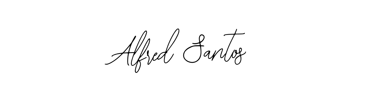 Design your own signature with our free online signature maker. With this signature software, you can create a handwritten (Bearetta-2O07w) signature for name Alfred Santos. Alfred Santos signature style 12 images and pictures png