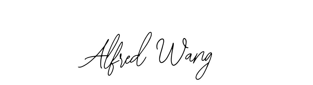 Design your own signature with our free online signature maker. With this signature software, you can create a handwritten (Bearetta-2O07w) signature for name Alfred Wang. Alfred Wang signature style 12 images and pictures png