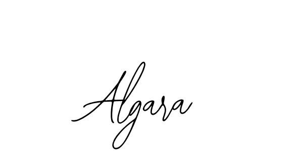 How to make Algara name signature. Use Bearetta-2O07w style for creating short signs online. This is the latest handwritten sign. Algara signature style 12 images and pictures png