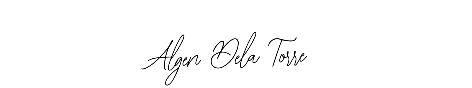 Create a beautiful signature design for name Algen Dela Torre. With this signature (Bearetta-2O07w) fonts, you can make a handwritten signature for free. Algen Dela Torre signature style 12 images and pictures png