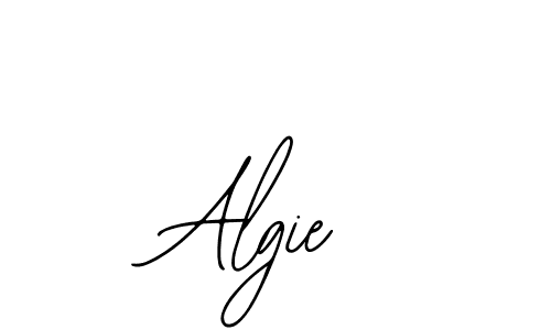 Make a beautiful signature design for name Algie. With this signature (Bearetta-2O07w) style, you can create a handwritten signature for free. Algie signature style 12 images and pictures png